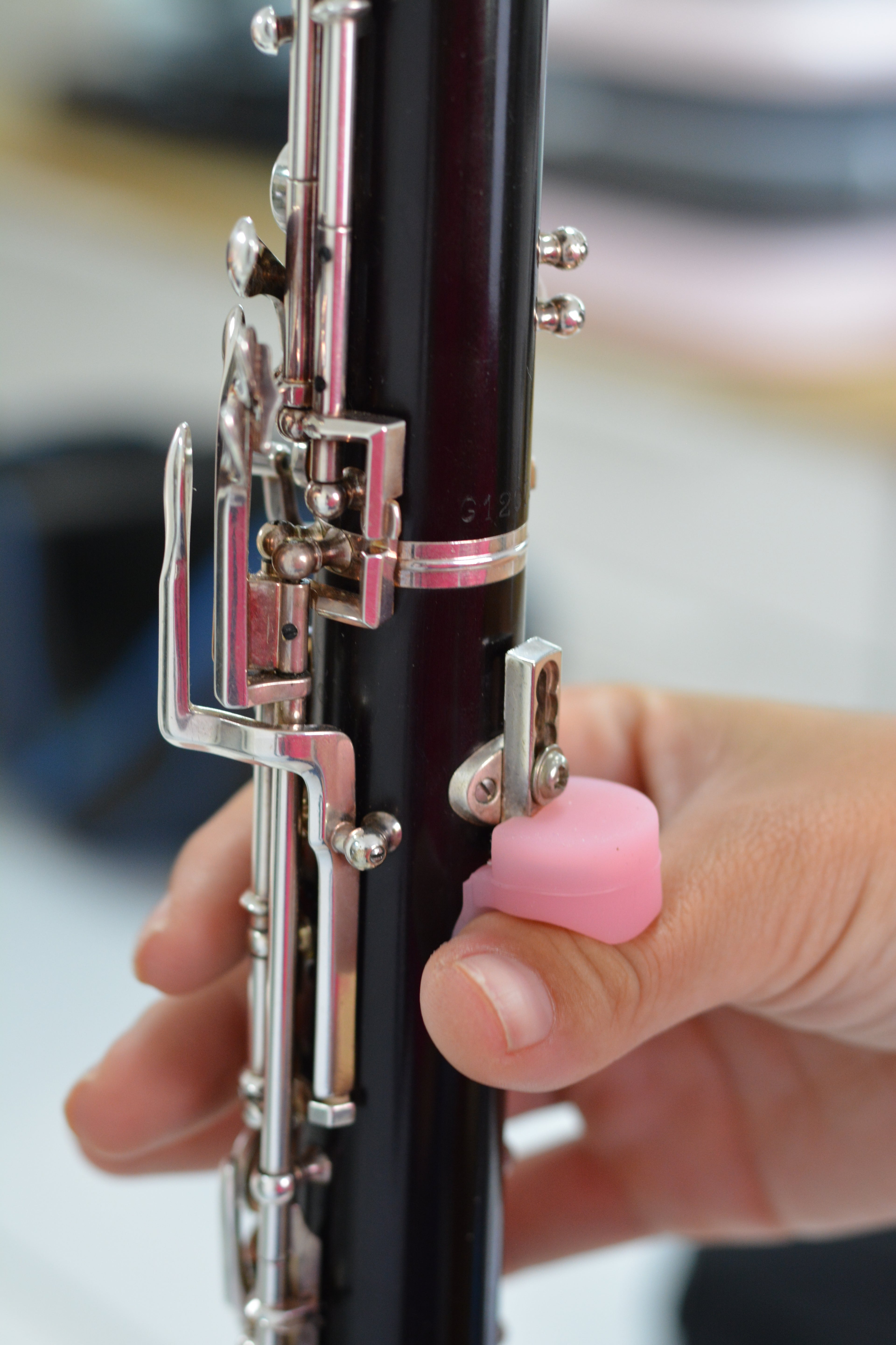 Protector de pulgar para oboe