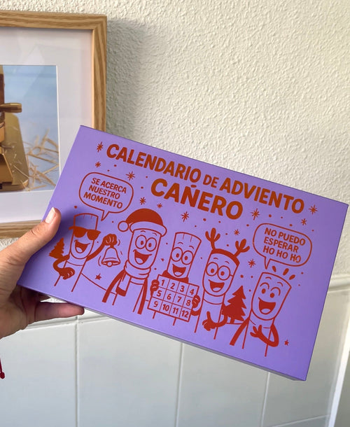 Calendario de adviento cañero