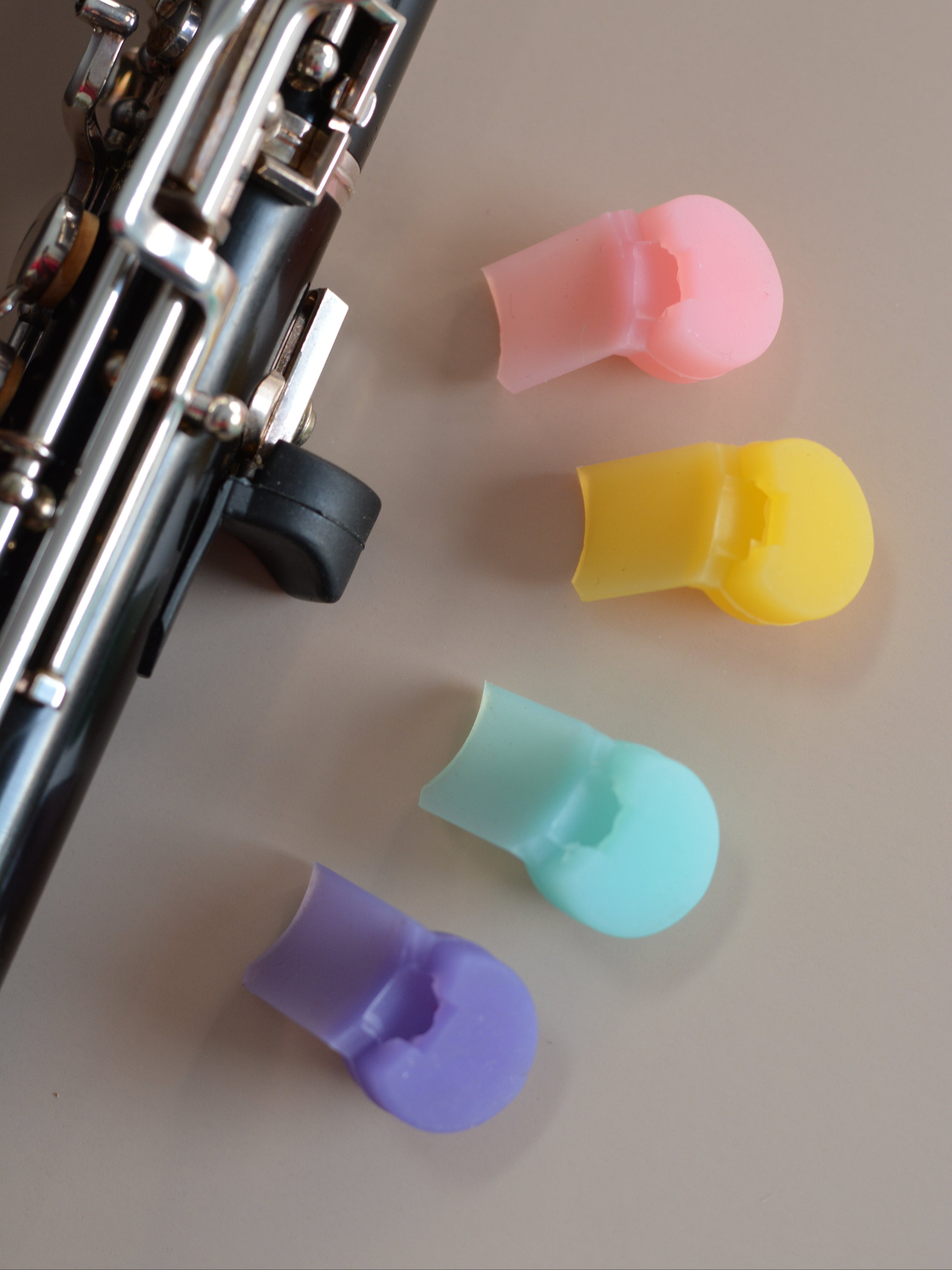 Pack de 3 protectores de pulgar para oboe