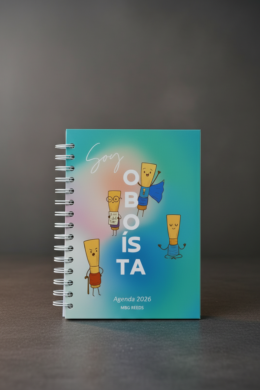 Agenda Soy Oboísta - fondo neutro con luz