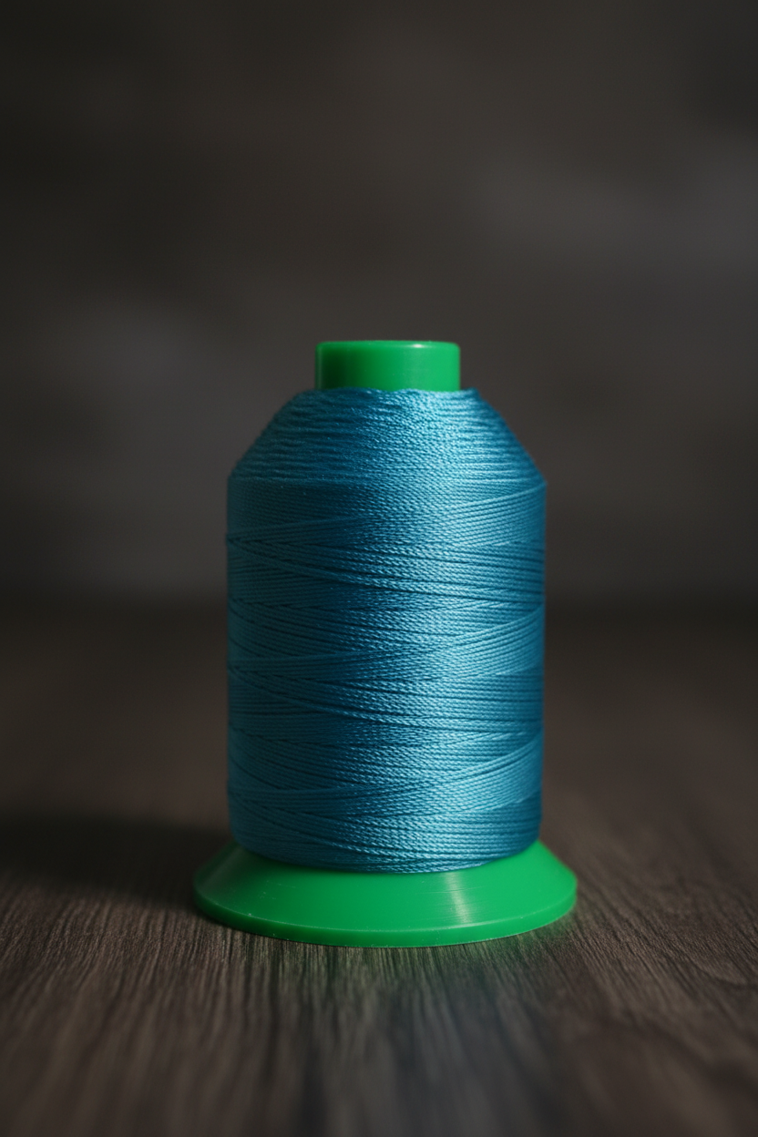 Bobina teal - madera bokeh