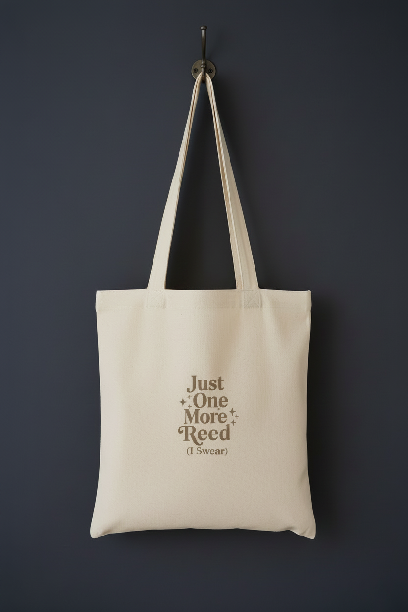 Just One More Reed - pared navy con gancho