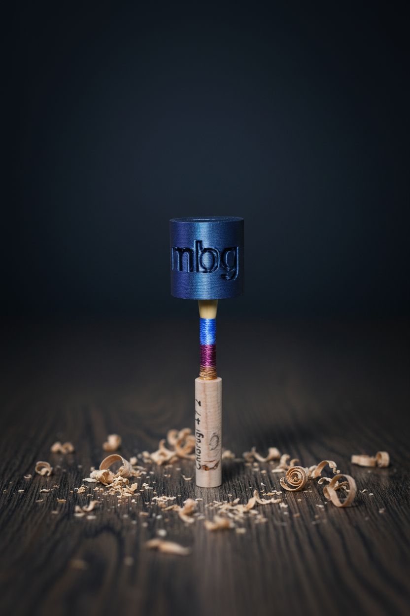 Mini fit MBG - fondo navy con viruta